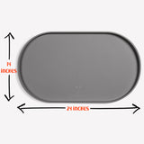 Oval Food Mat, Large