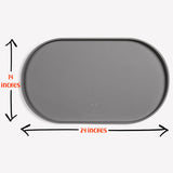 Oval Food Mat, XXL