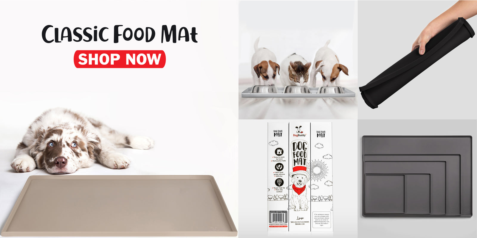 Oval Food Mat, Large – BestDogBuddy